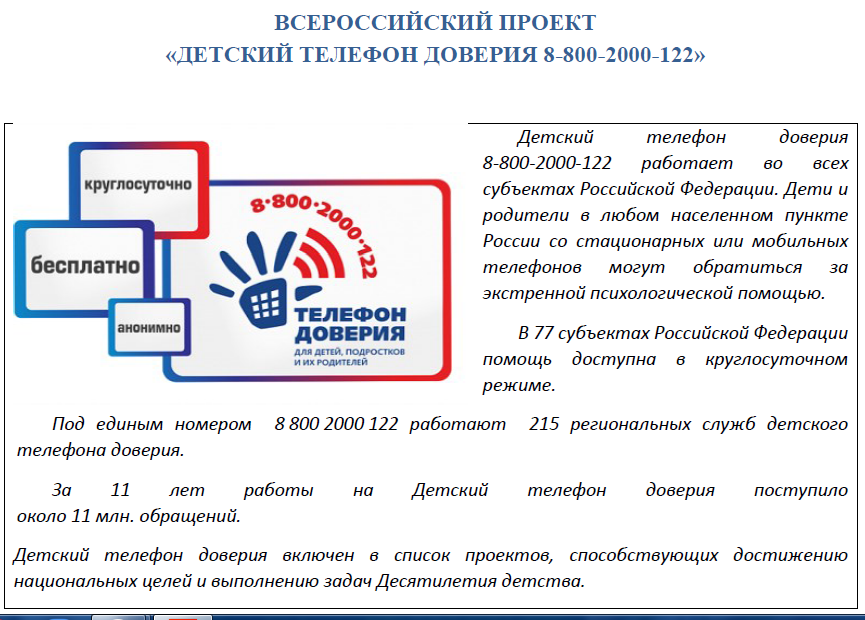 План мероприятий телефон доверия в школе 2020 2021